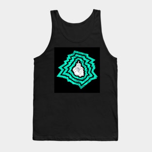 mexico city in danger zone ecopop earthquake waves in jade Tank Top